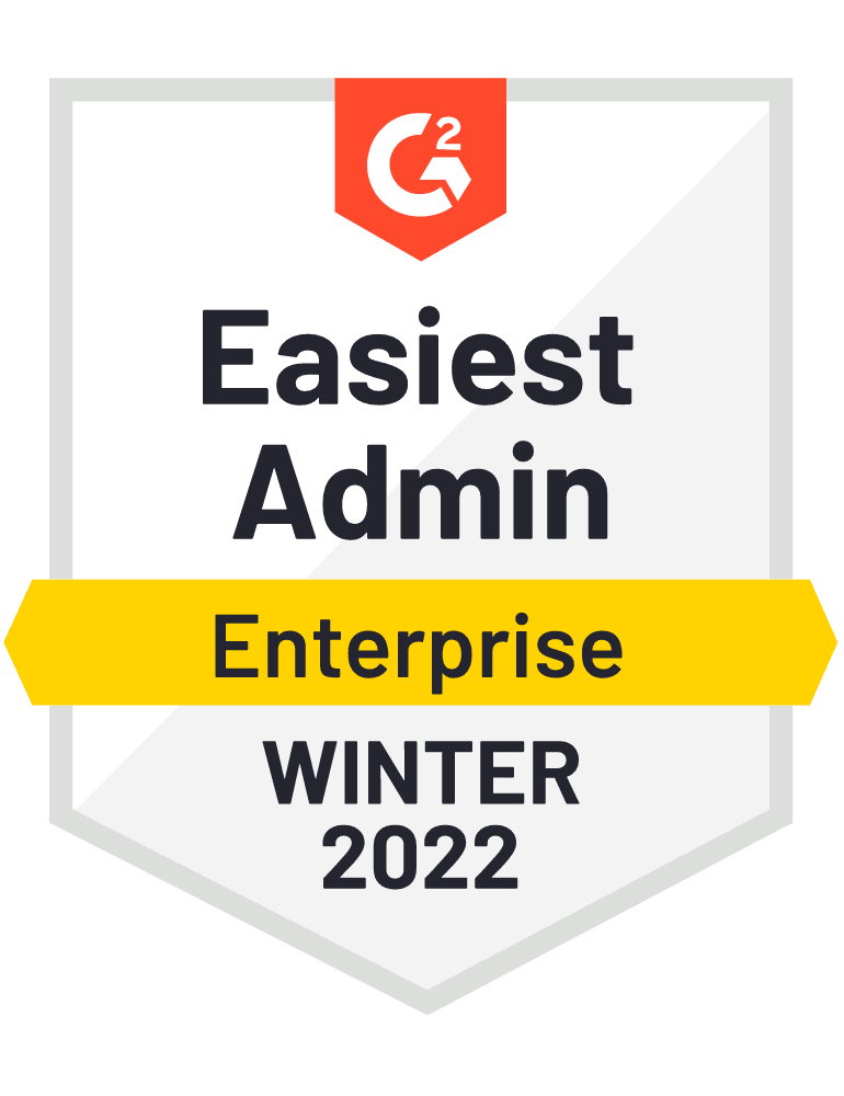 Pramata G2 Award for Easiest Admin Enterprise