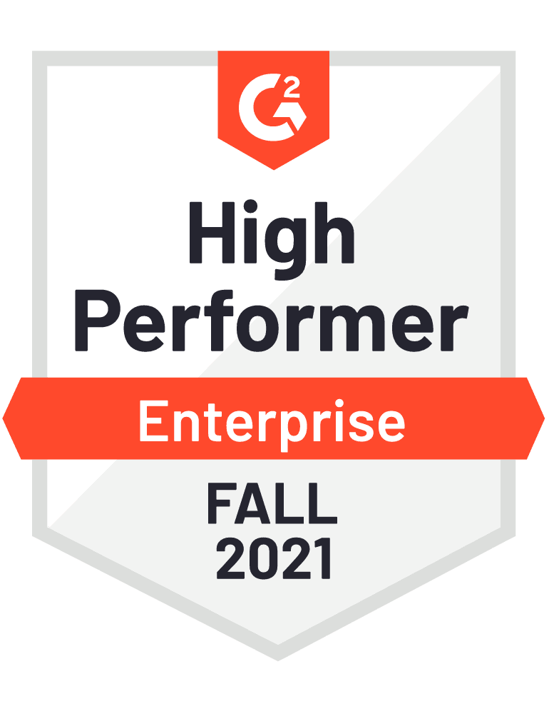 Pramata G2 Award for High Performer 2021 Enterprise