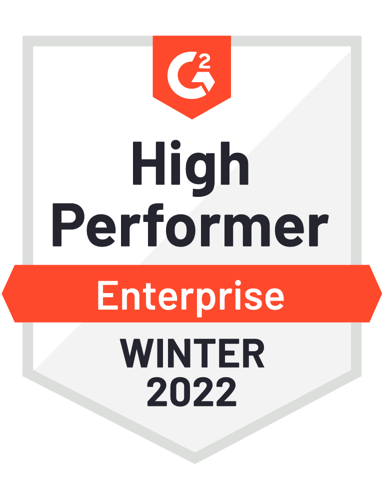 G2 Award for Pramata High Performer Enterprise