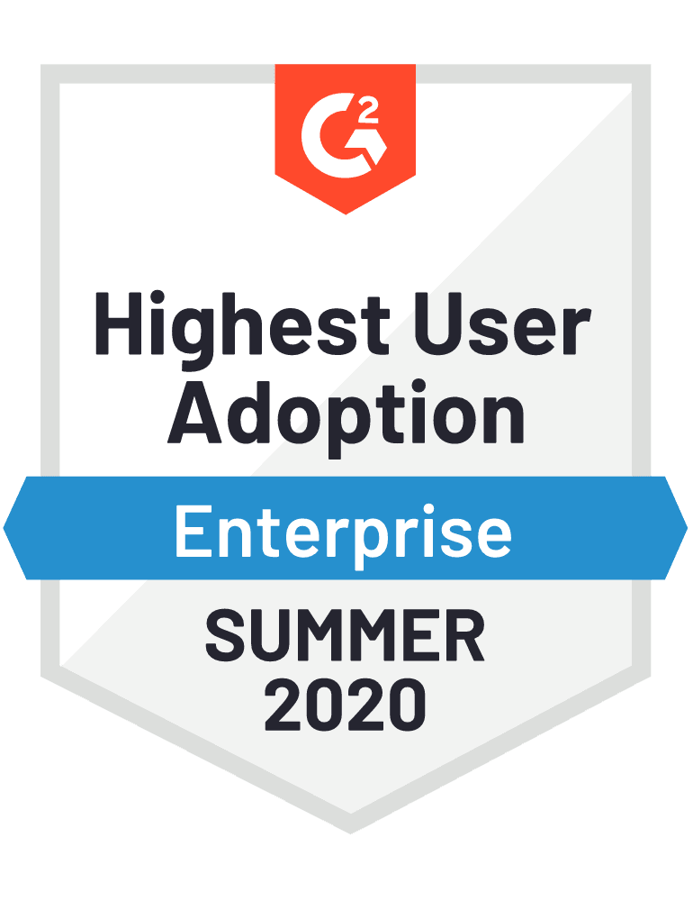 Pramata G2 Award for Highest User Adoption 2020