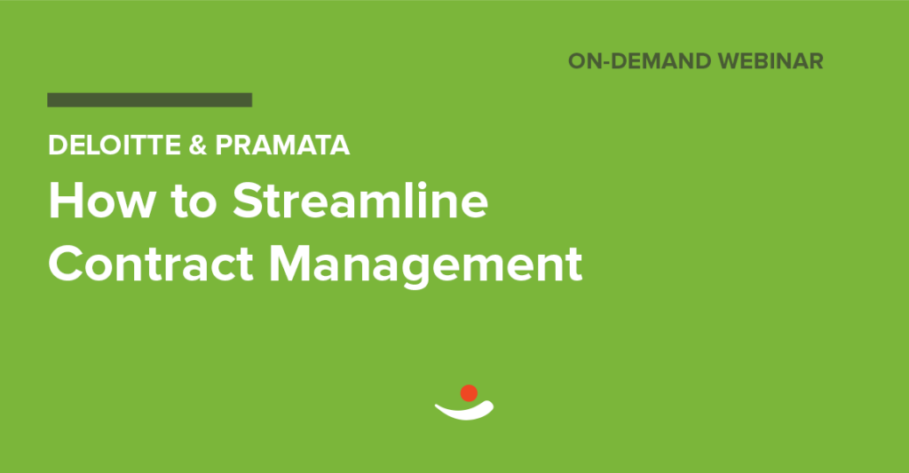Deloitte & Pramata webinar