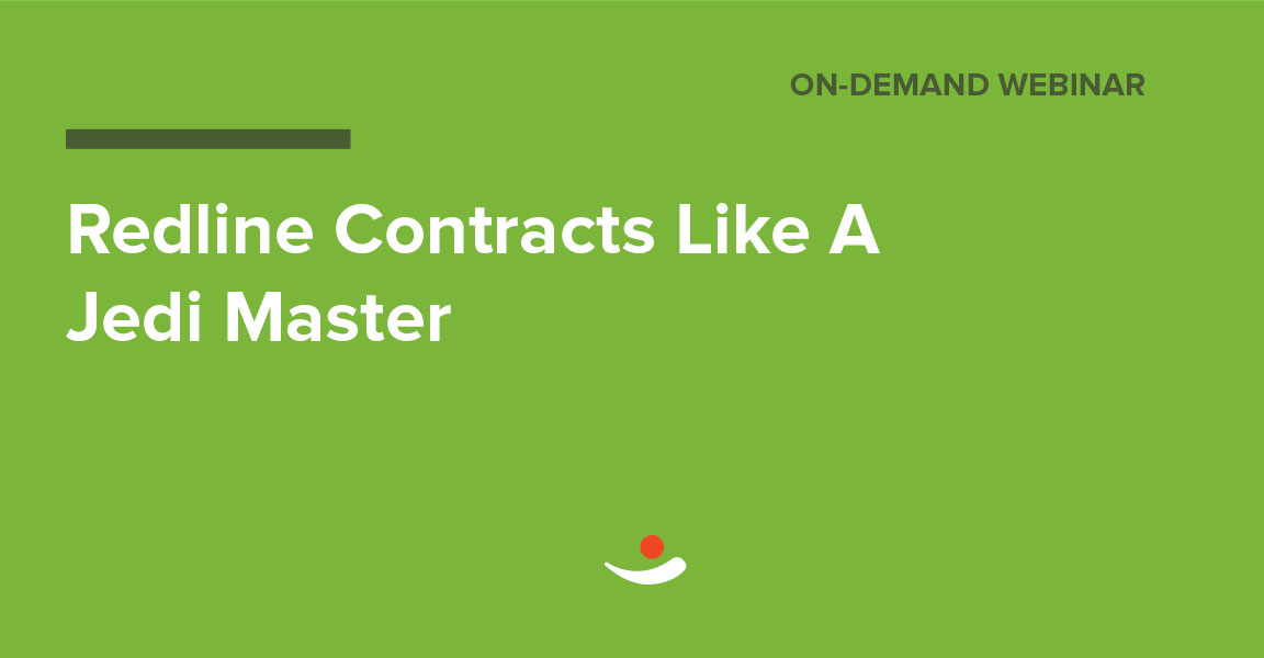 Redline Contracts Like a Jedi Master