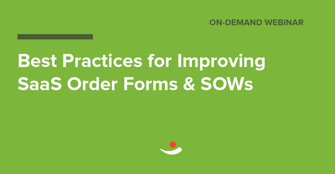 Best Practices for Improving SaaS Order Forms & SOWs