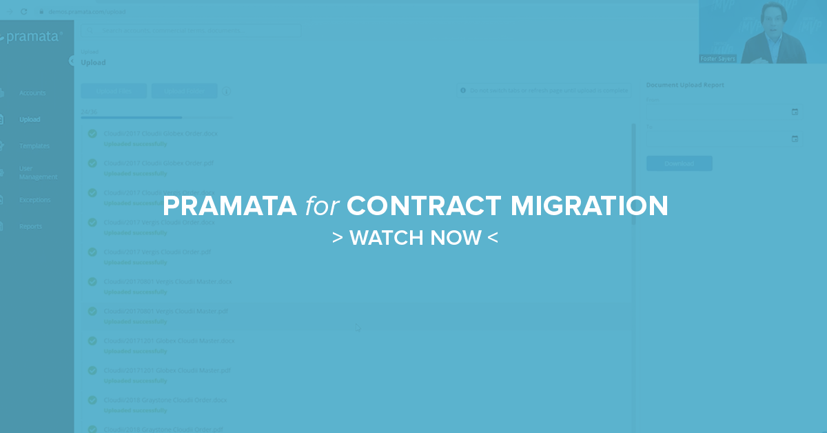 banner for contract migration