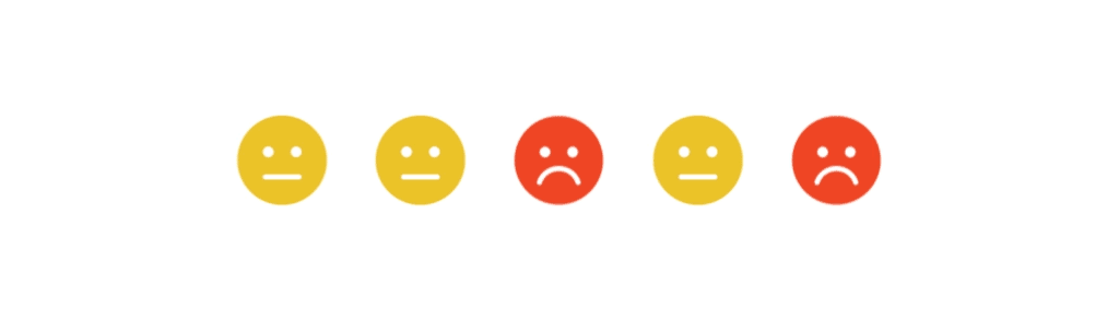 sad faces turning into happy faces