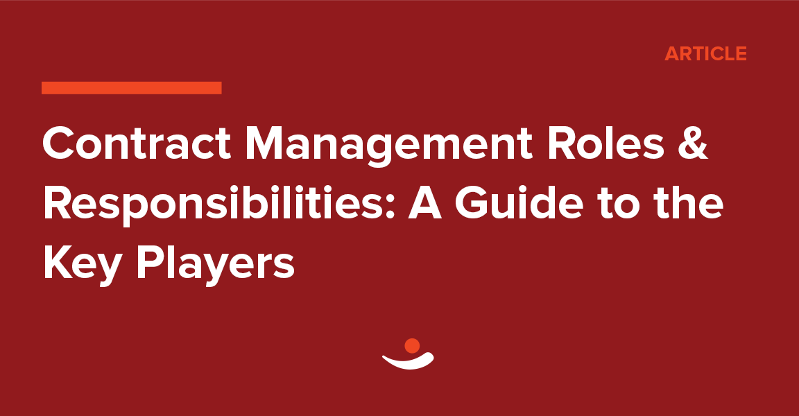 Contract Management Roles & Responsibilities