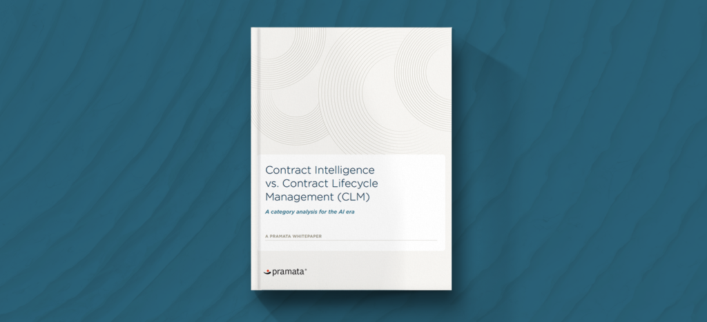 CLM vs. Contract Intelligence Whitepaper Cover Image